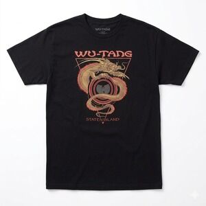 Wu-Tang Clan T-Shirt Mens Large Black Dragon Staten Island Spencer's Hip Hop Rap